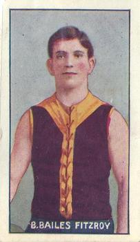 1906-07 Sniders & Abrahams Australian Footballers - Victorian League Players Series C #NNO Barclay Bailes Front